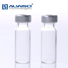 Lab sample tubular clear glass sterile crimp top vials 1.8ml for Agilent